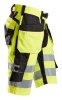 6933 Snickers FlexiWork, High-Vis Shorts+ Holstertaschen Klasse 1