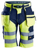 6933 Snickers FlexiWork, High-Vis Shorts+ Holstertaschen Klasse 1