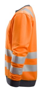 8037 Snickers AllroundWork, High-Vis Sweatshirt Klasse 2/3