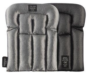 9118 Snickers Bodenleger Kniepolster - 0408 schwarz-alu