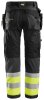 6931 Snickers FlexiWork, High-Vis Arbeitshose+ mit Holstertaschen, Klasse 1, Regular Fit