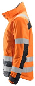 1137 Snickers AllroundWork 37,5°  isolierte Hi-Vis Damen-Jacke Klasse 2/3