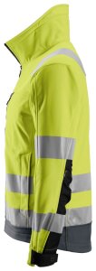 1230 Snickers AllroundWork, High-Vis Softshell Arbeitsjacke, Klasse 3