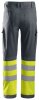6900 Pantaloni Snickers HV Service Logistik, taglia 1 - 5866 grigio acciaio-giallo - 044 (taglia standard)