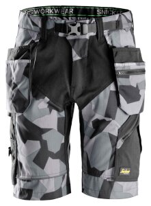 6904 Snickers FlexiWork ArbeitsShorts, mit Holstertaschen...