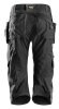 6905 Pantaloni a zampa delefante Snickers FlexiWork, con tasche a fondina - 0404 nero - 060 (taglia standard)